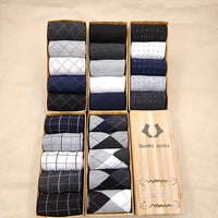 Box of 5-in-1 Pattern and Plain Socks