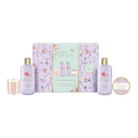 Baylis & Harding Royale Garden gift set with bath bubbles, shower crème, hand cream and scented candle