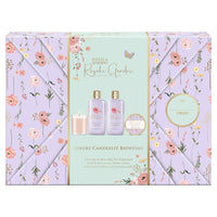 Baylis & Harding Royale Garden gift set with bath bubbles, shower crème, hand cream and scented candle
