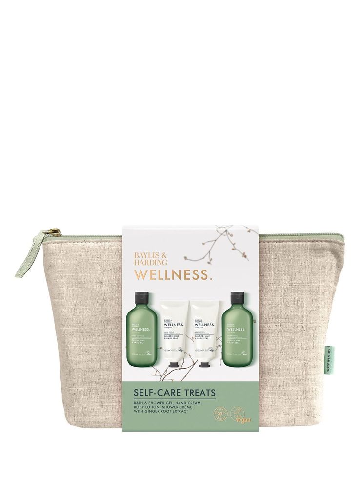 self care gift set Abuja Baylis and Harding wellness wash bag gift set by Giftsnboxes