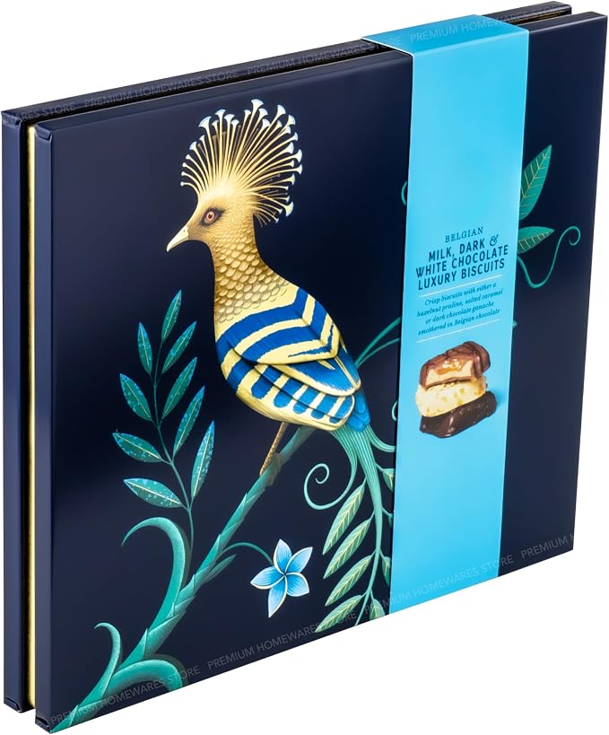 M&S Collection Belgian Milk, Dark & White Chocolate Luxury Biscuits 380g