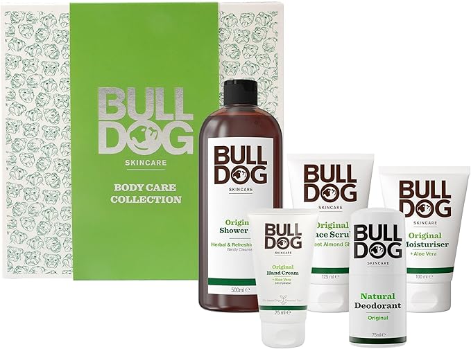 men body care gift set Abuja Bulldog skincare collection by Giftsnboxes