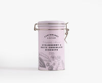 Cartwright & Butler Strawberry & White Chocolate Biscuits in Tin 200g