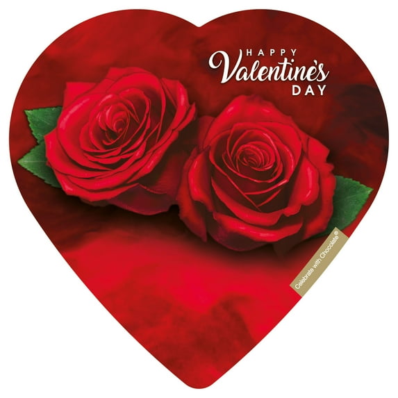 Elmer Chocolate Assorted Chocolate Rose II Heart – 2oz 5 Pieces