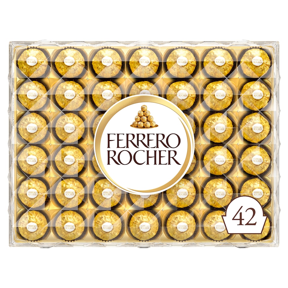 Ferrero Rocher Boxed Chocolates 42 Pieces 525g