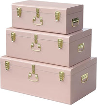 Foreign Metal Trunk Gift Box available in multiple colours and sizes for luxury gift hampers and premium gift packaging