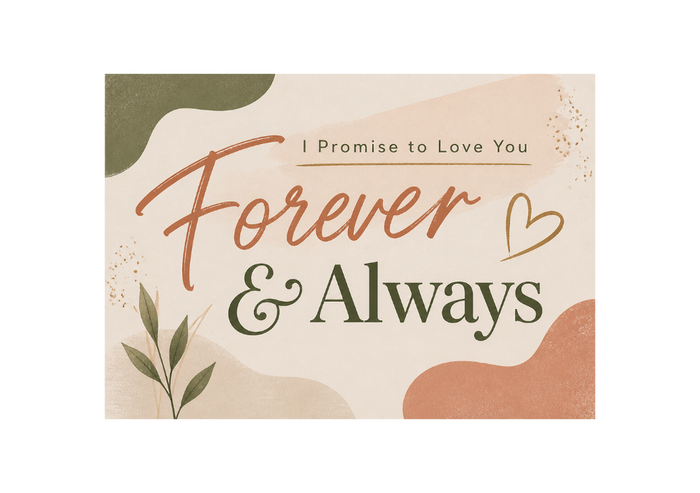 Forever & Always Love Card