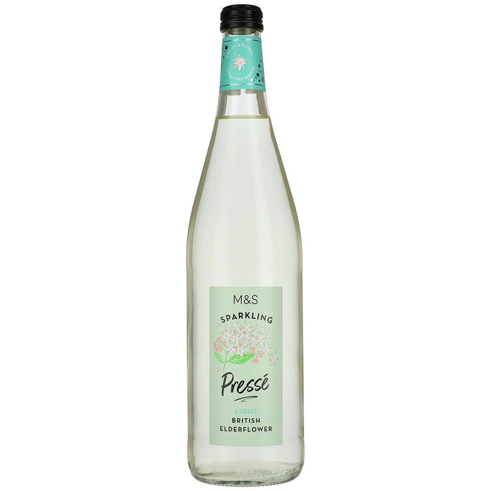 M&S Sparkling Light British Elderflower Pressé