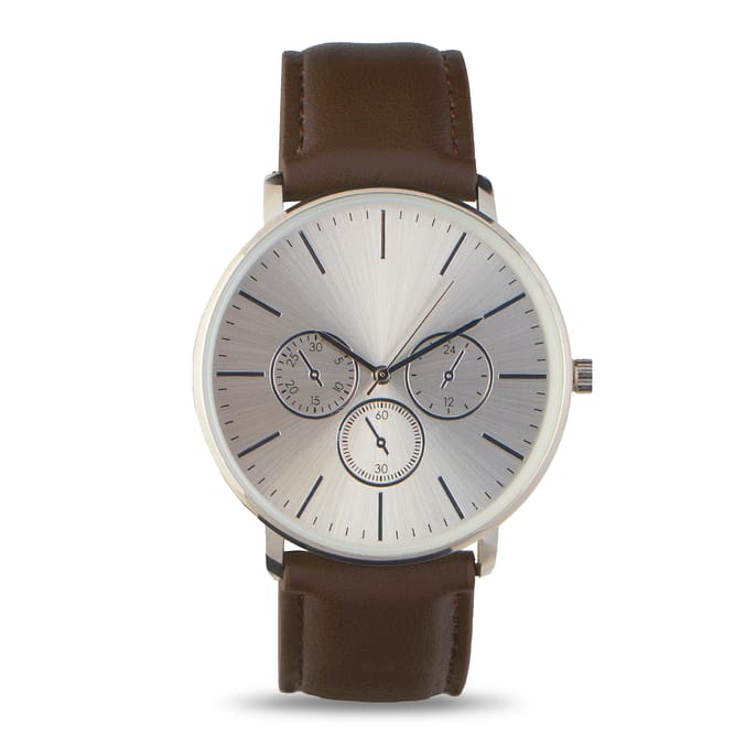 Men’s Watch Leather Strap brown