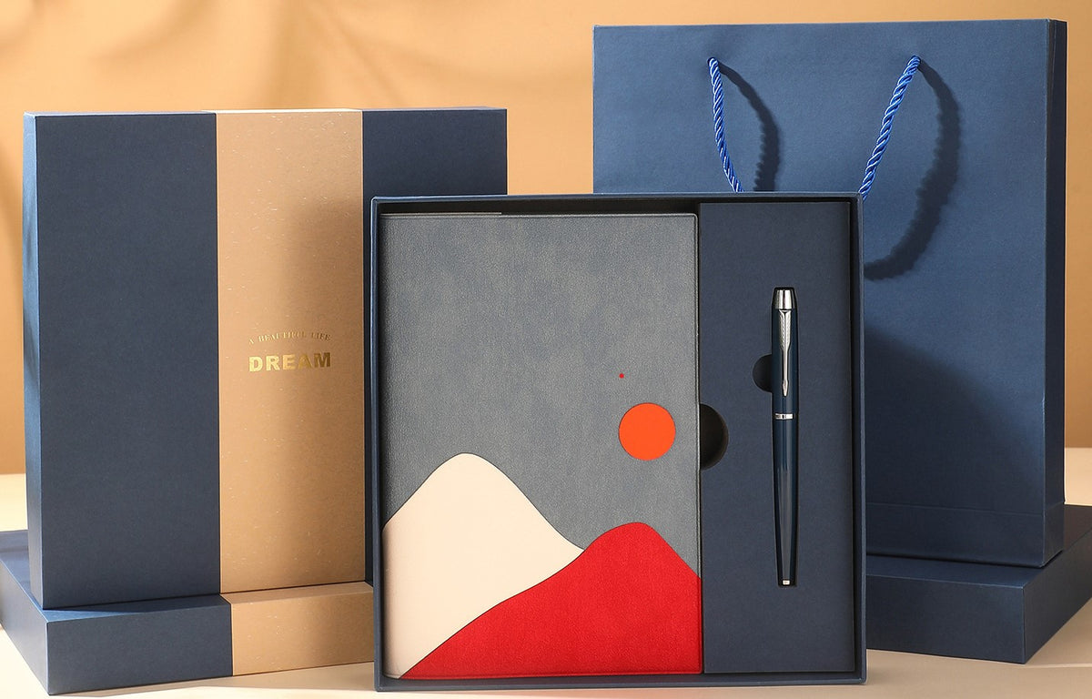 corporate notebook and pen gift set Abuja business gift by Giftsnboxes