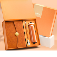 Notepad Pen Flask and USB Flash Orange