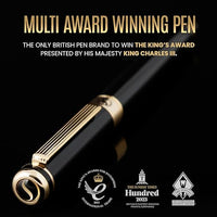Scriveiner Black Lacquer Rollerball Pen