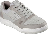 Skechers Men's Koopa Harry Kane Court Sneaker Stone Leather Suede