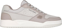 Skechers Men's Koopa Harry Kane Court Sneaker Stone Leather Suede