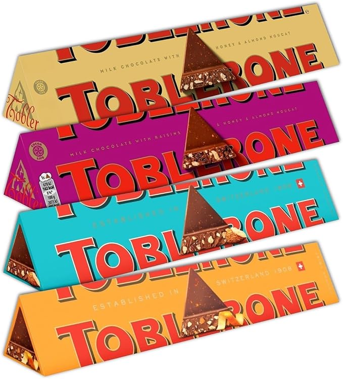 Enjoy the luxurious taste of Toblerone Swiss chocolate gift bars with honey and almond nougat. Perfect for birthdays, celebrations, festive gifting, sharing, and premium chocolate lovers in Nigeria.