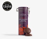 Cartwright & Butler Ultra Thick Dark Chocolate Orange Biscuits in Tin 190g