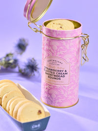 Cartwright & Butler Strawberry & Clotted Cream Shortbreads 150g