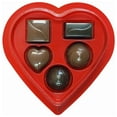 Elmer Chocolate Assorted Chocolate Rose II Heart – 2oz 5 Pieces
