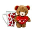 bear plush in heart mug