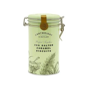 cartwright & butler salted caramel tin 200g