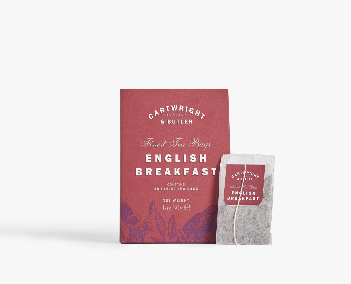 cartwright & butler english breakfast tea red pack