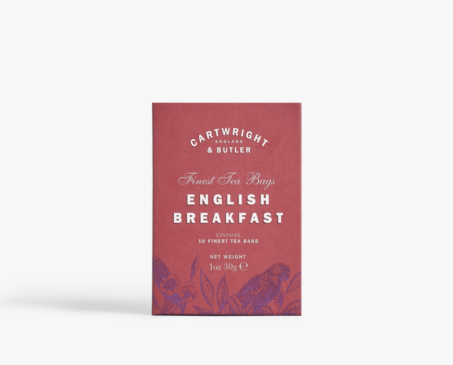 cartwright & butler english breakfast tea red pack