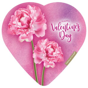 elmer chocolate assorted friendship peony heart – 4oz 10 pieces