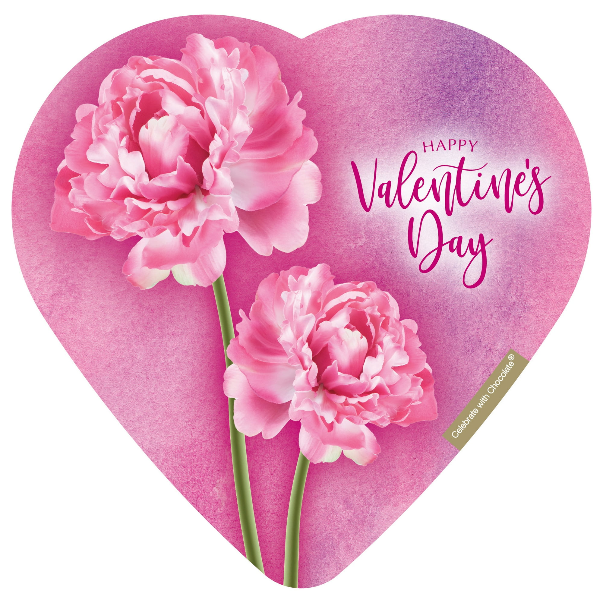 elmer chocolate assorted friendship peony heart – 4oz 10 pieces