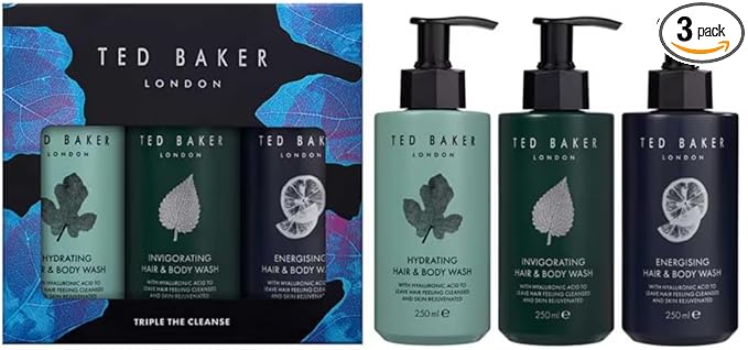 ted baker scent sational body wash trio gift set