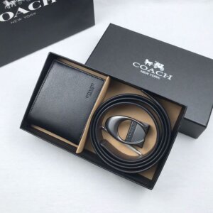 Coach Wallet and Belt Gift Set