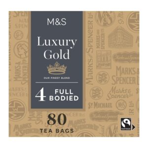 luxury tea bags Abuja M&S Gold Tea 250g for gift boxes by Giftsnboxes