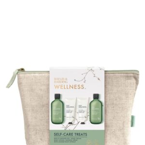 self care gift set Abuja Baylis and Harding wellness wash bag gift set by Giftsnboxes