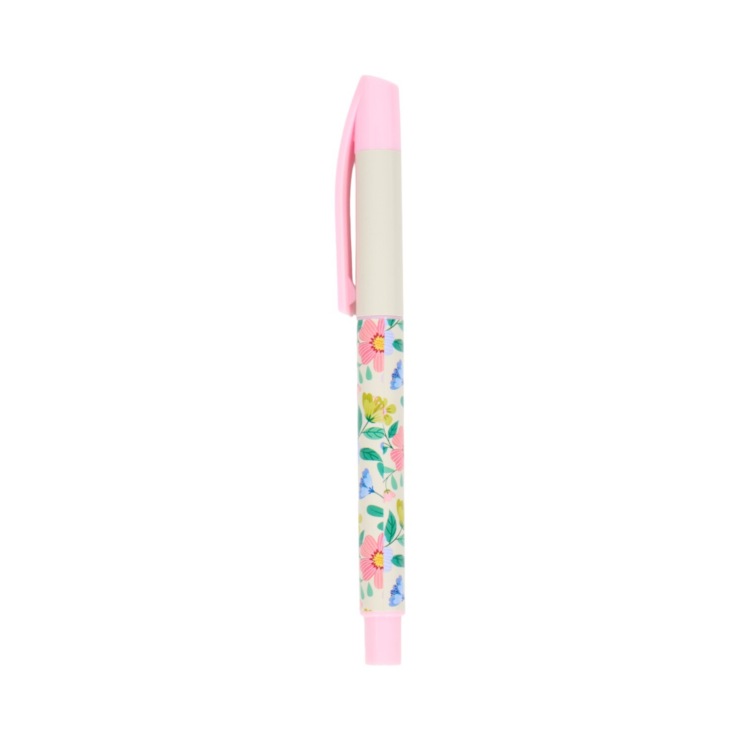 Pink Floral Stationery Gift Set with notebook pen and pencil case