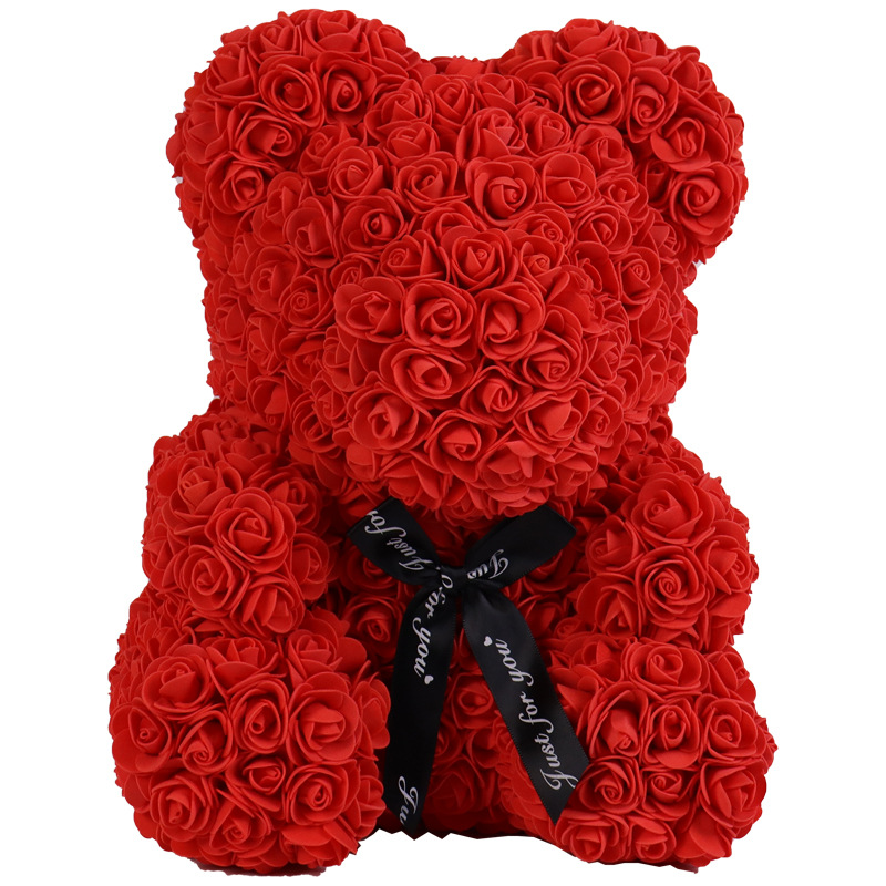 Luxury preserved flower Rose Bear gift for romantic occasions