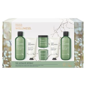 Baylis and Harding Wellness Retreat Gift Set with candle, bath products and body care essentials