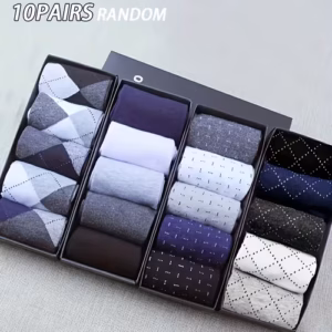 Box of 5-in-1 Pattern and Plain Socks
