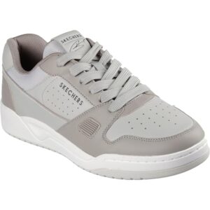 Skechers Men's Koopa Harry Kane Court Sneaker Stone Leather Suede