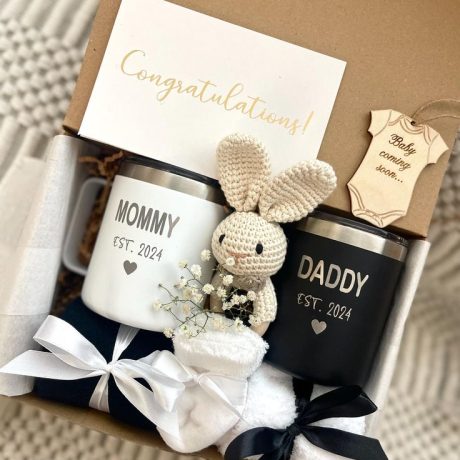 1750328656 deluxe gift box for expecting parents gift box for mom and dad gift box for pregnant women gift basket for newborns gift box for new parents